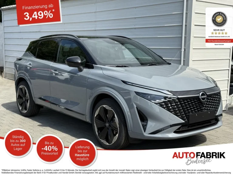 Nissan Qashqai N-Design 1.3 mHEV – Frontansicht