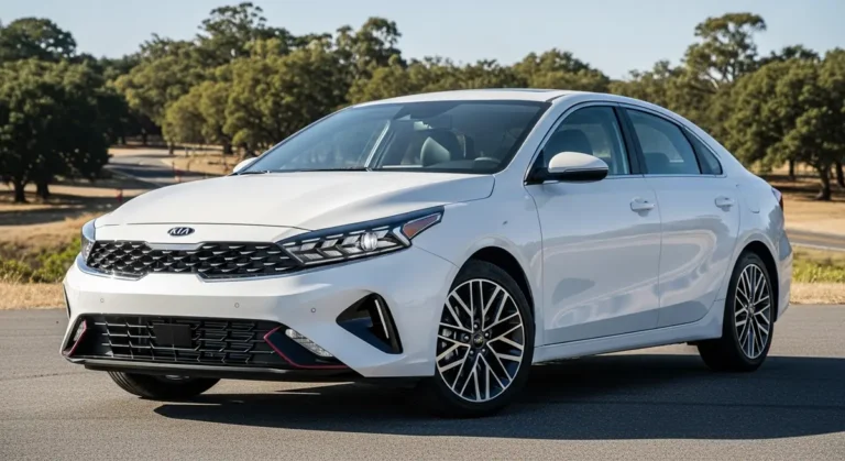 Kia K4 2026 in Weiß mit sportlicher Frontpartie