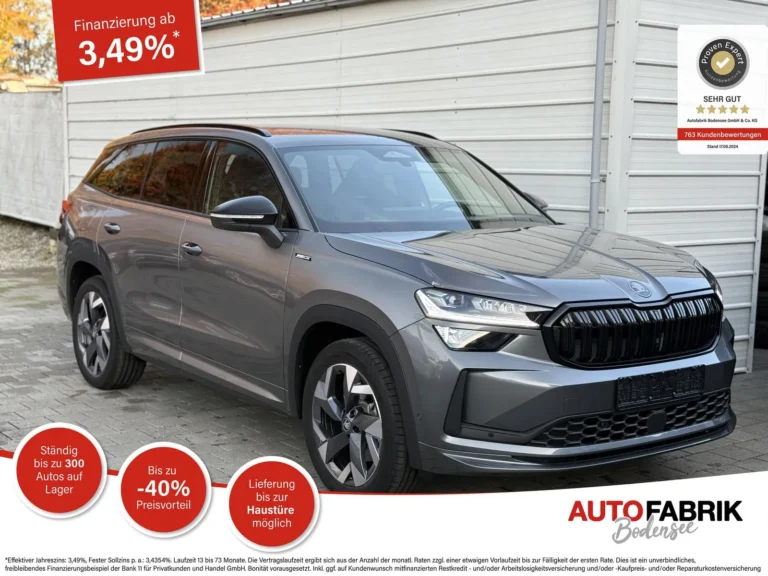 Skoda Kodiaq Sportline 2.0 TSI – Frontansicht (1)