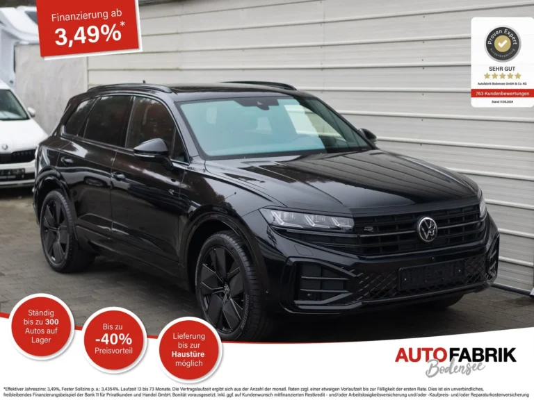 VW Touareg R-Line 3.0 V6 – Frontansicht (1)