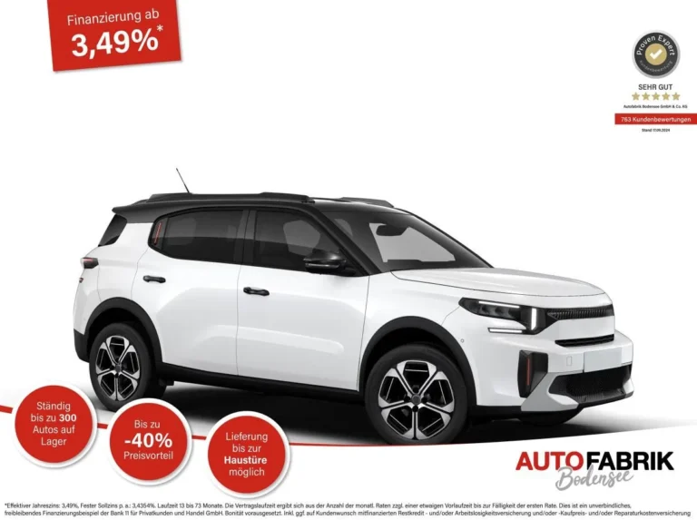 Citroen C3 Aircross MAX Hybrid 145 – Frontansicht