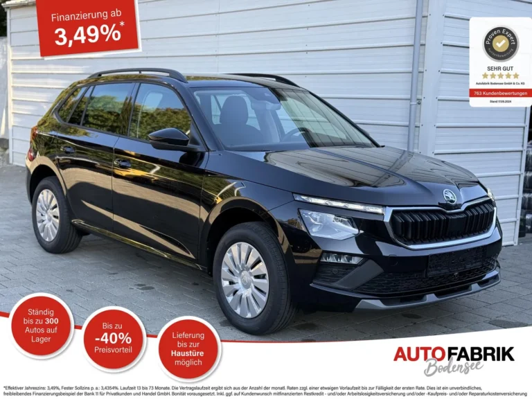 Skoda Kamiq Selection 1.0 TSI – Frontansicht