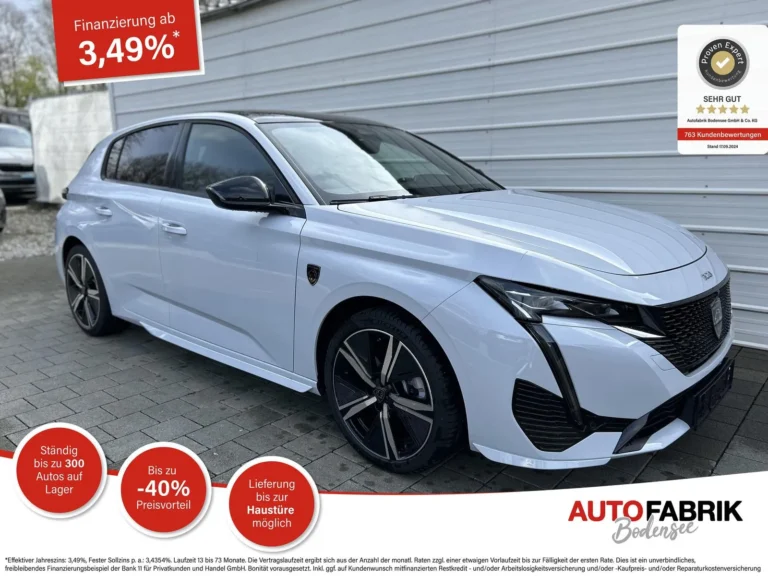 Peugeot 308 Hybrid 145 GT – Frontansicht
