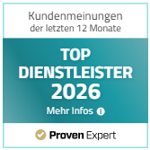 ProvenExpert TOP Dienstleister 2026 – Kundenbewertungen der Autofabrik Bodensee