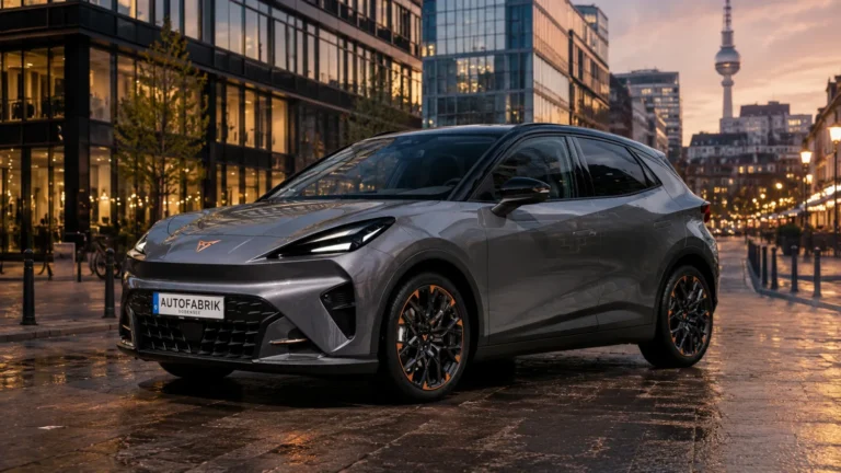 CUPRA Raval VZ 2026 Testbericht – Frontansicht grau, Autofabrik Bodensee