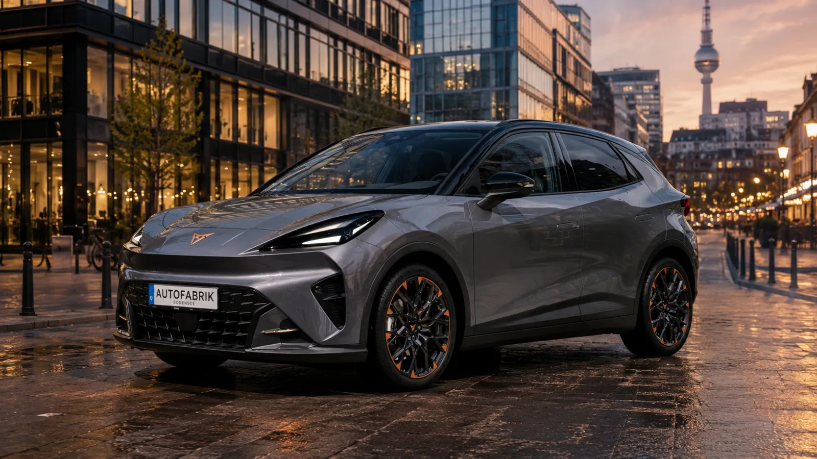 CUPRA Raval VZ 2026 – Frontansicht grau, Autofabrik Bodensee