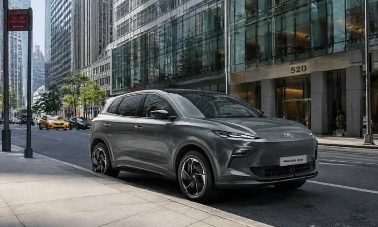 MG S5 Elektro im Test – Frontansicht des Elektro-SUV