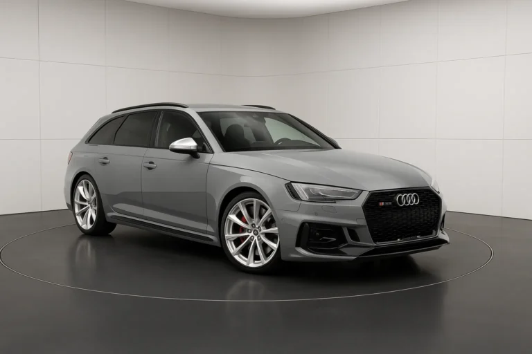 Audi RS4 Avant im Showroom (KI-generiertes Beispielbild)