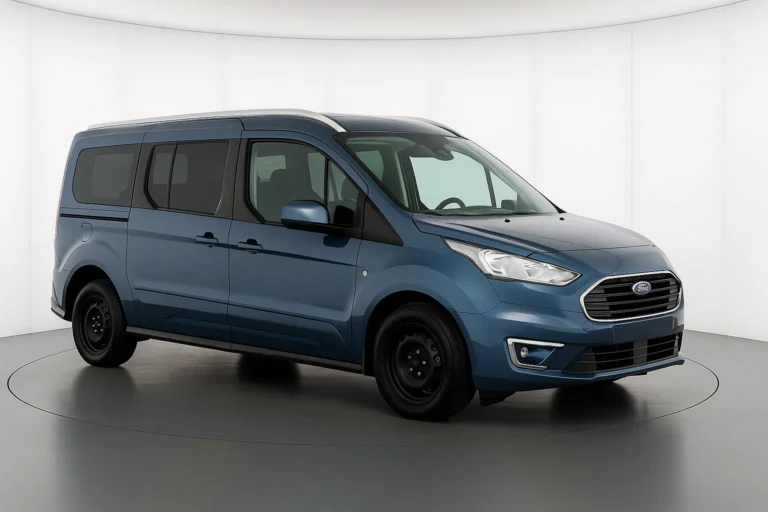 Ford Tourneo Connect Grand Titanium im Showroom (KI-generiertes Beispielbild)