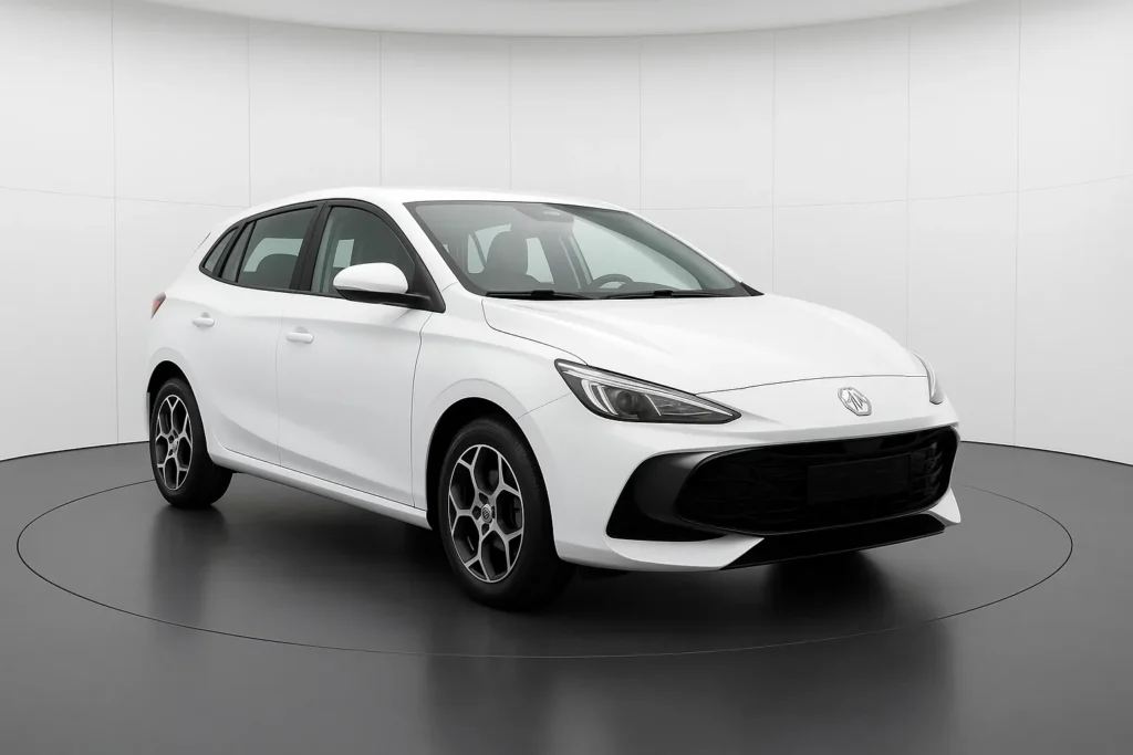 MG MG3 Comfort im Showroom (KI-generiertes Beispielbild)