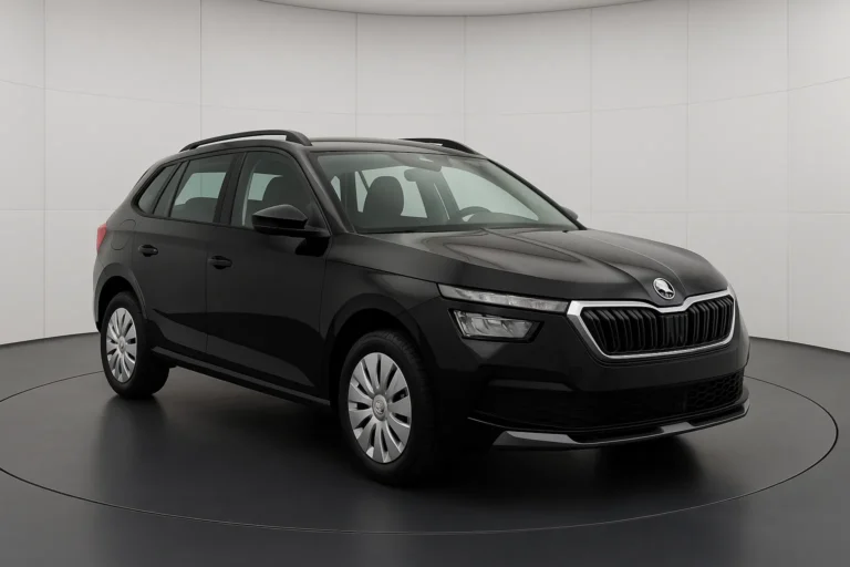 Skoda Kamiq Selection 2026 im Showroom der Autofabrik Bodensee (KI-generiertes Beispielbild)