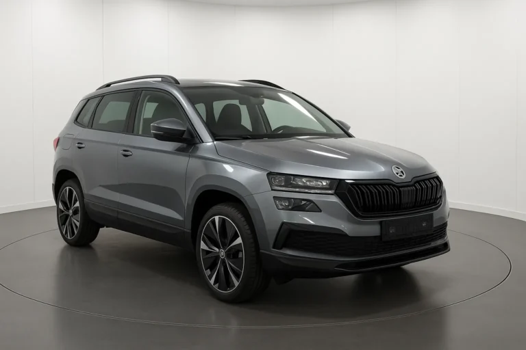 Skoda Karoq Sportline 2026 im Showroom der Autofabrik Bodensee (KI-generiertes Beispielbild)