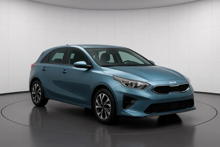 Kia Ceed 2026 im Showroom der Autofabrik Bodensee (KI-generiertes Beispielbild)