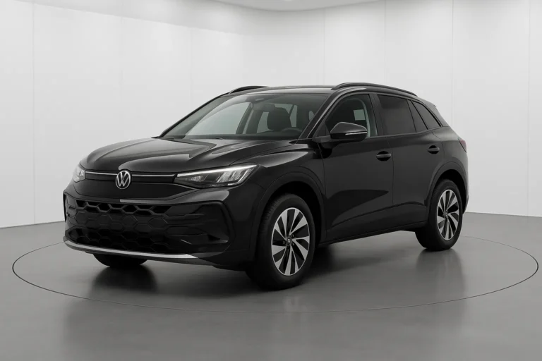 VW T-Roc Life 2026 im Showroom der Autofabrik Bodensee (KI-generiertes Beispielbild)