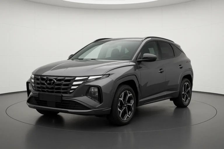 Hyundai TUCSON N-Line+ 2026 im Showroom der Autofabrik Bodensee (KI-generiertes Beispielbild)
