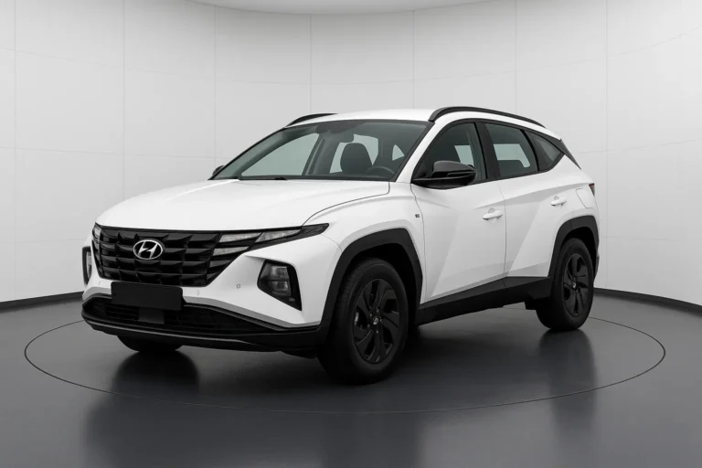 Hyundai TUCSON Black Line 2026 im Showroom der Autofabrik Bodensee (KI-generiertes Beispielbild)