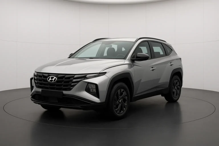Hyundai TUCSON Black Line 2026 im Showroom der Autofabrik Bodensee (KI-generiertes Beispielbild)