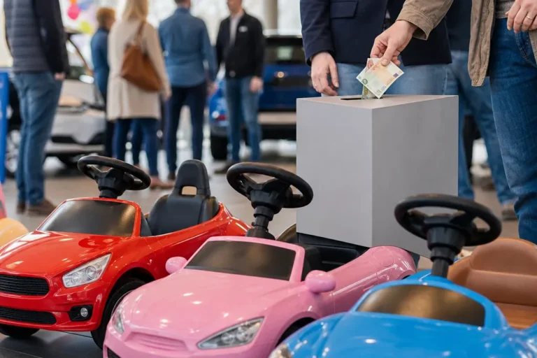 Autofabrik Bodensee unterstützt Drachenkinder mit dem Erlös aus bunten Flotti-Rutschautos