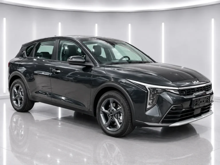 Dunkler Kia K4 T.52902 im Showroom (KI-generiertes Beispielbild)